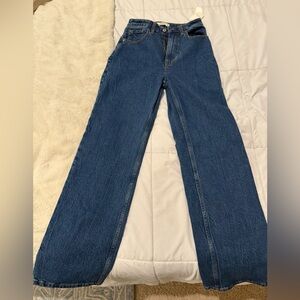 Abercrombie & Fitch High Rise Blue Jeans